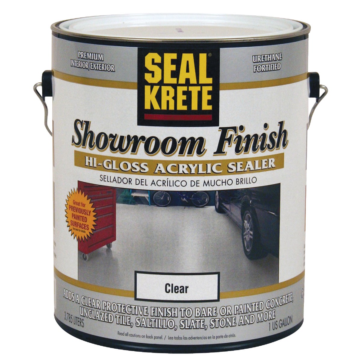 Seal Krete Clear Hi Gloss Concrete Paint, 1 Gal. 