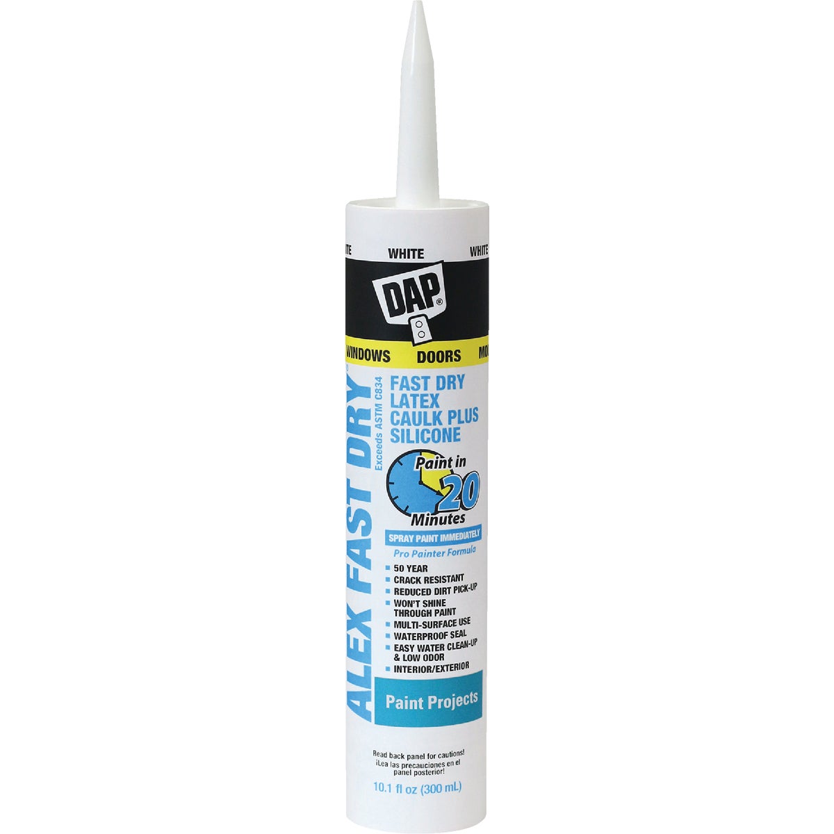 WHT ALEX FAST DRY CAULK