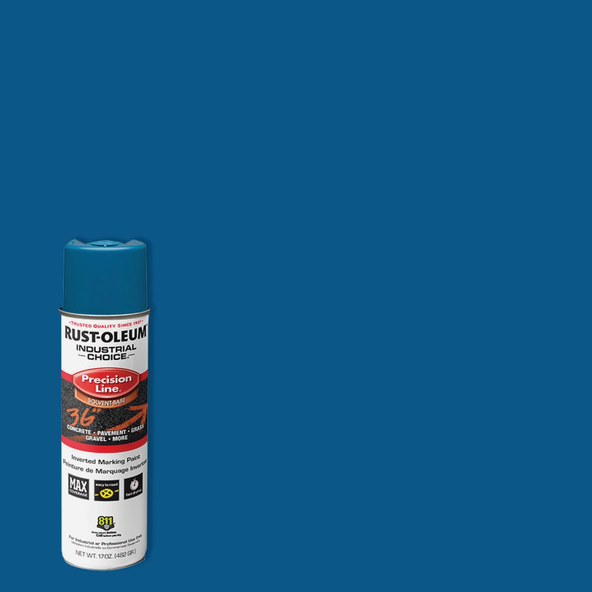 Rust-Oleum Industrial Choice Blue 17 Oz. Inverted Marking Spray Paint