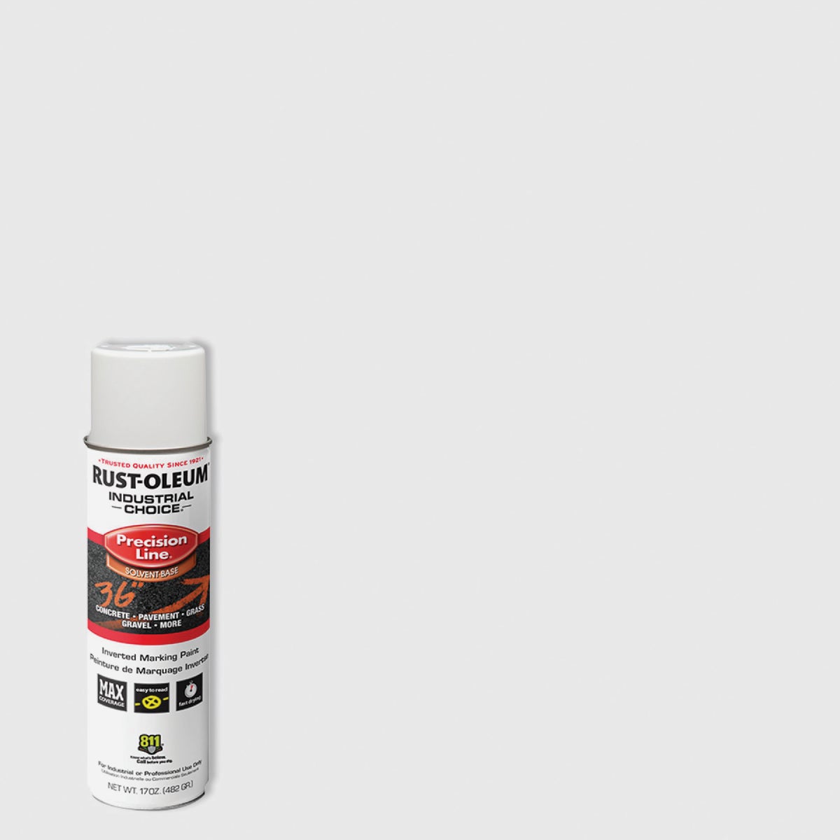 Rust-Oleum Industrial Choice White 17 Oz. Inverted Marking Spray Paint