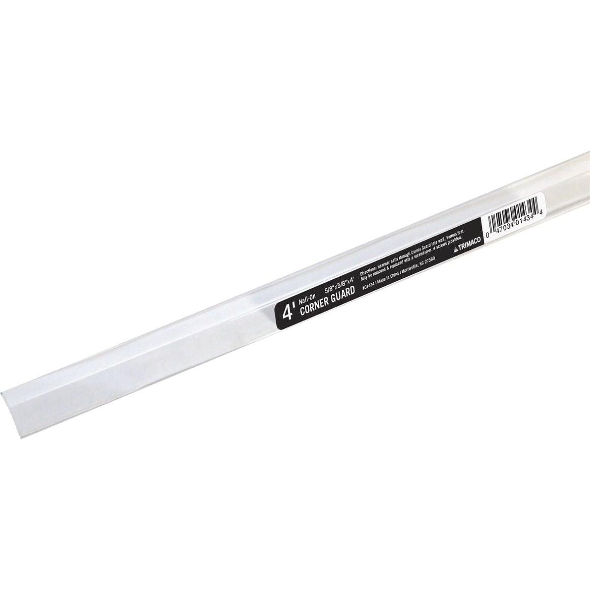 Trimaco 5/8 In. x 4 Ft. Nail-On Clear Corner Guard