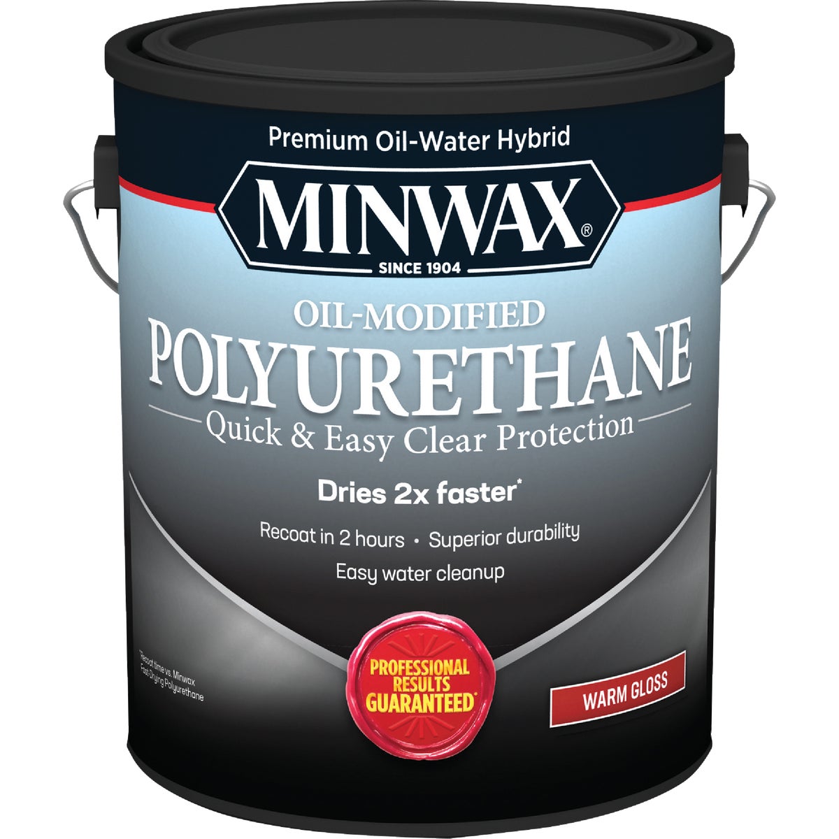 Minwax Gloss Water Based Oil-Modified Interior Polyurethane, 1 Gal.