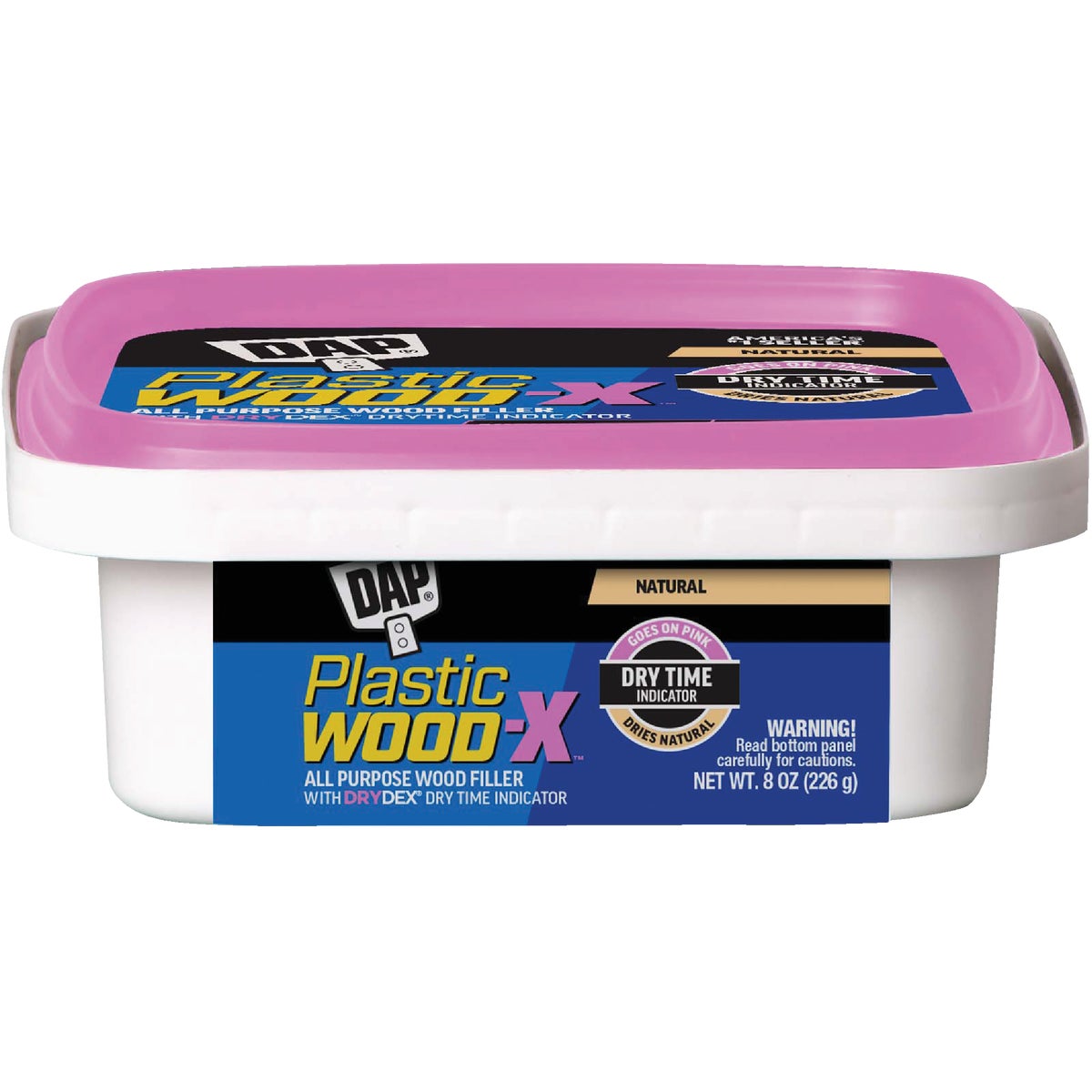 Dap Plastic Wood-X 8 Oz. All Purpose Wood Filler with DryDex Dry Time Indicator