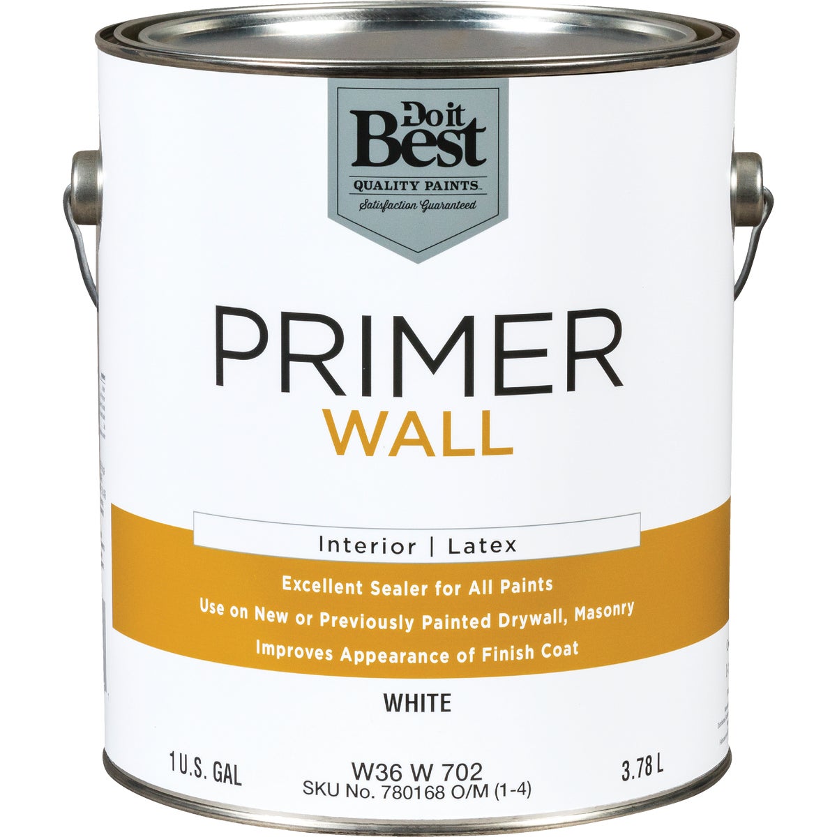 Do it Best Interior Latex Wall Primer, White, 1 Gal.