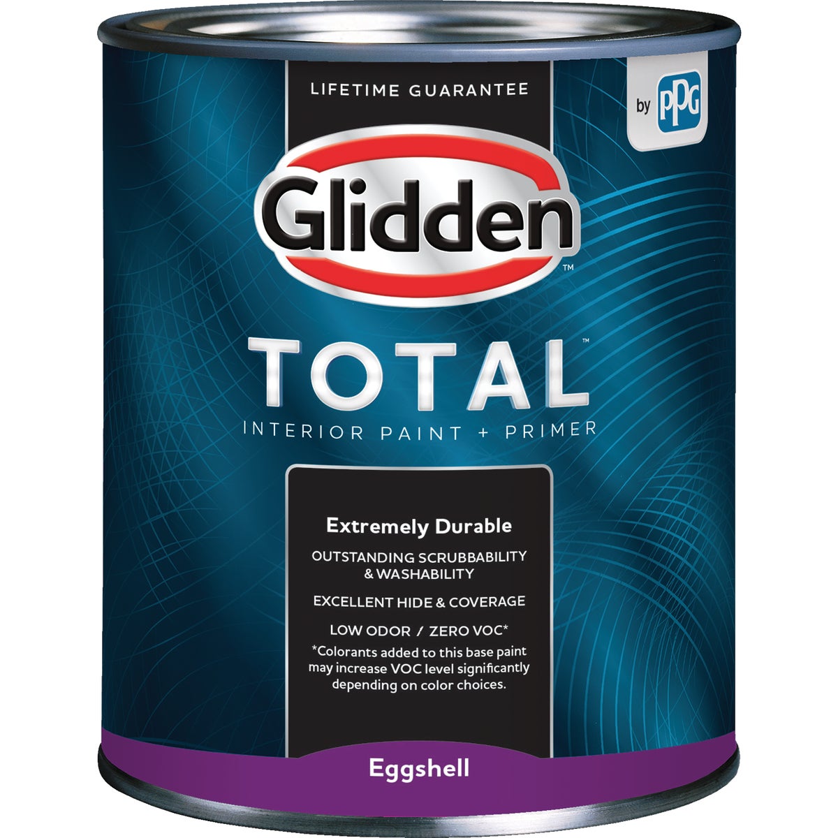 Glidden Total Interior Paint + Primer Eggshell Midtone Base Quart