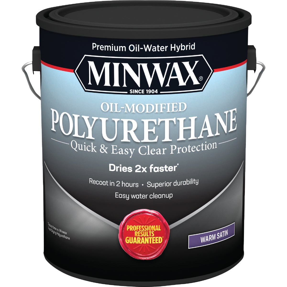 Minwax Satin Water Based Oil-Modified Interior Polyurethane, 1 Gal.