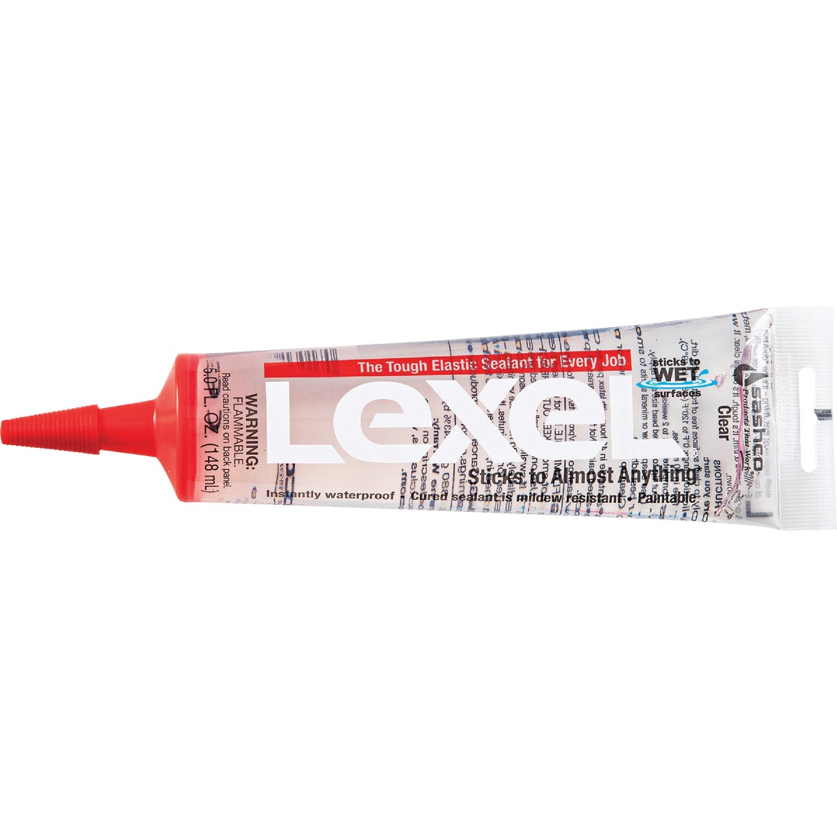 Sashco Lexel 5 Oz. Caulk Polymer Sealant, Clear