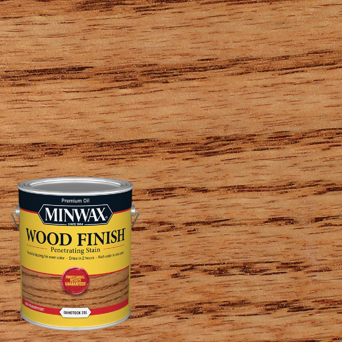 Minwax Wood Finish VOC Penetrating Stain, Gunstock, 1 Gal.