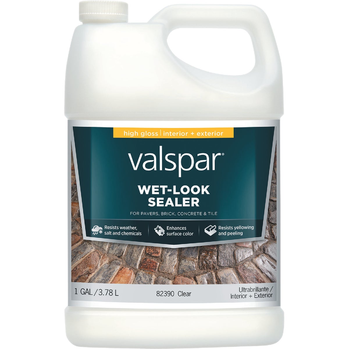 Valspar Wet Look High Gloss Sealer, 1 Gal., Clear