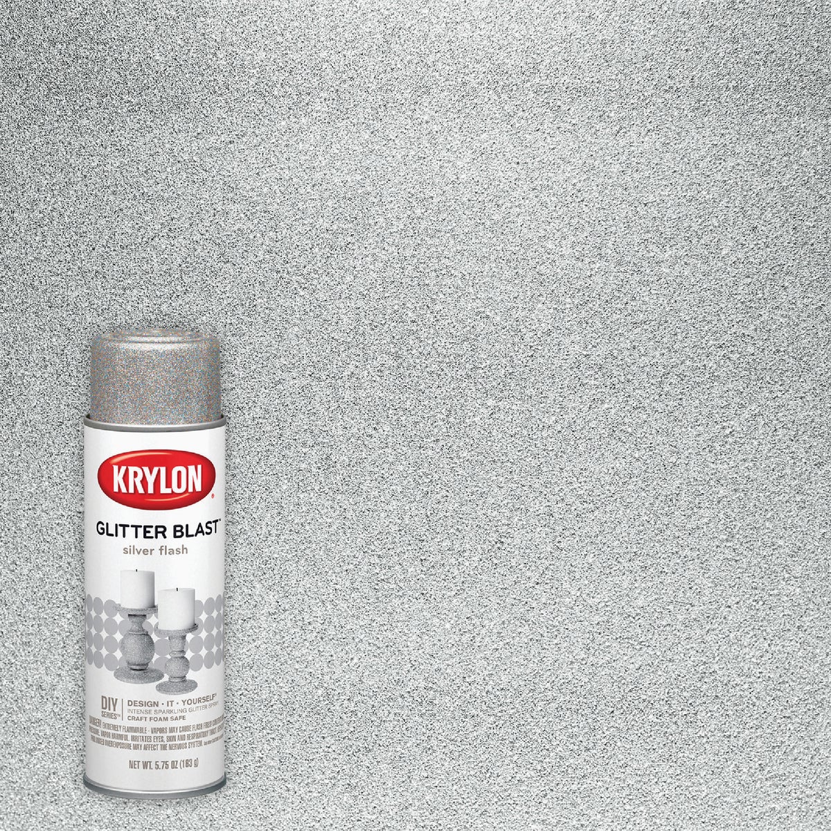 Krylon Glitter Blast 5.75 Oz. Silver Flash Spray Paint