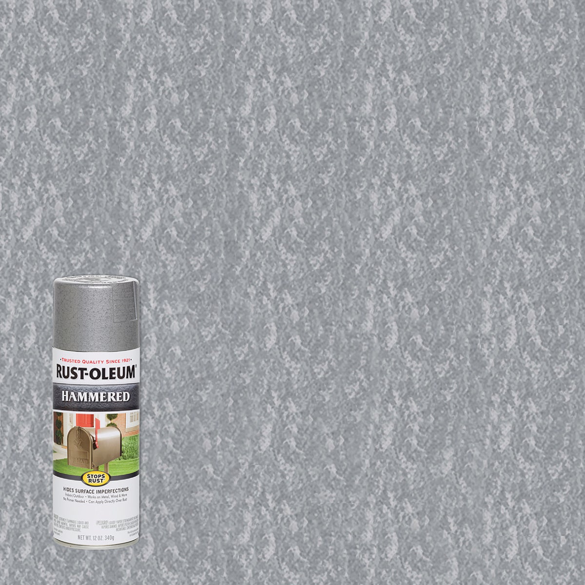 Rust-Oleum Silver Metallic 12 Oz. Hammered Finish Spray Paint