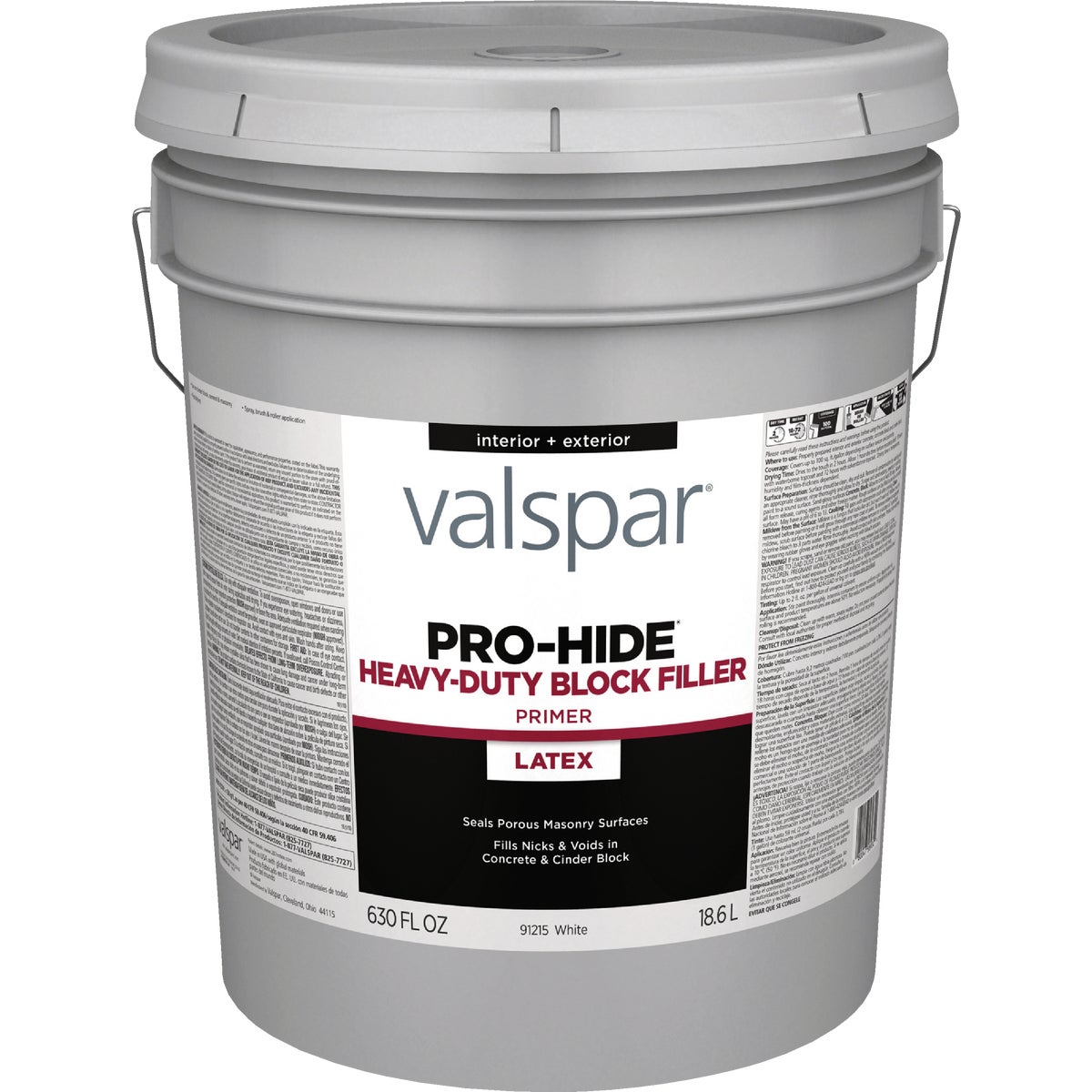 Valspar Pro Hide 5 Gal. Heavy Duty Block Filler Primer