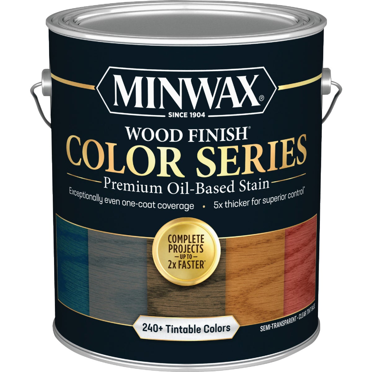 Minwax Wood Finish Color Series Oil-Based Stain, Clear Base, 1 Gal.
