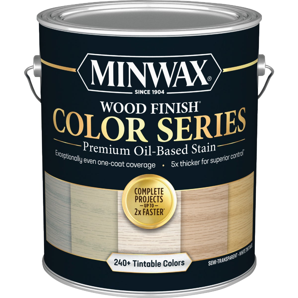 Minwax Wood Finish Color Series Oil-Based Stain, White Base, 1 Gal.