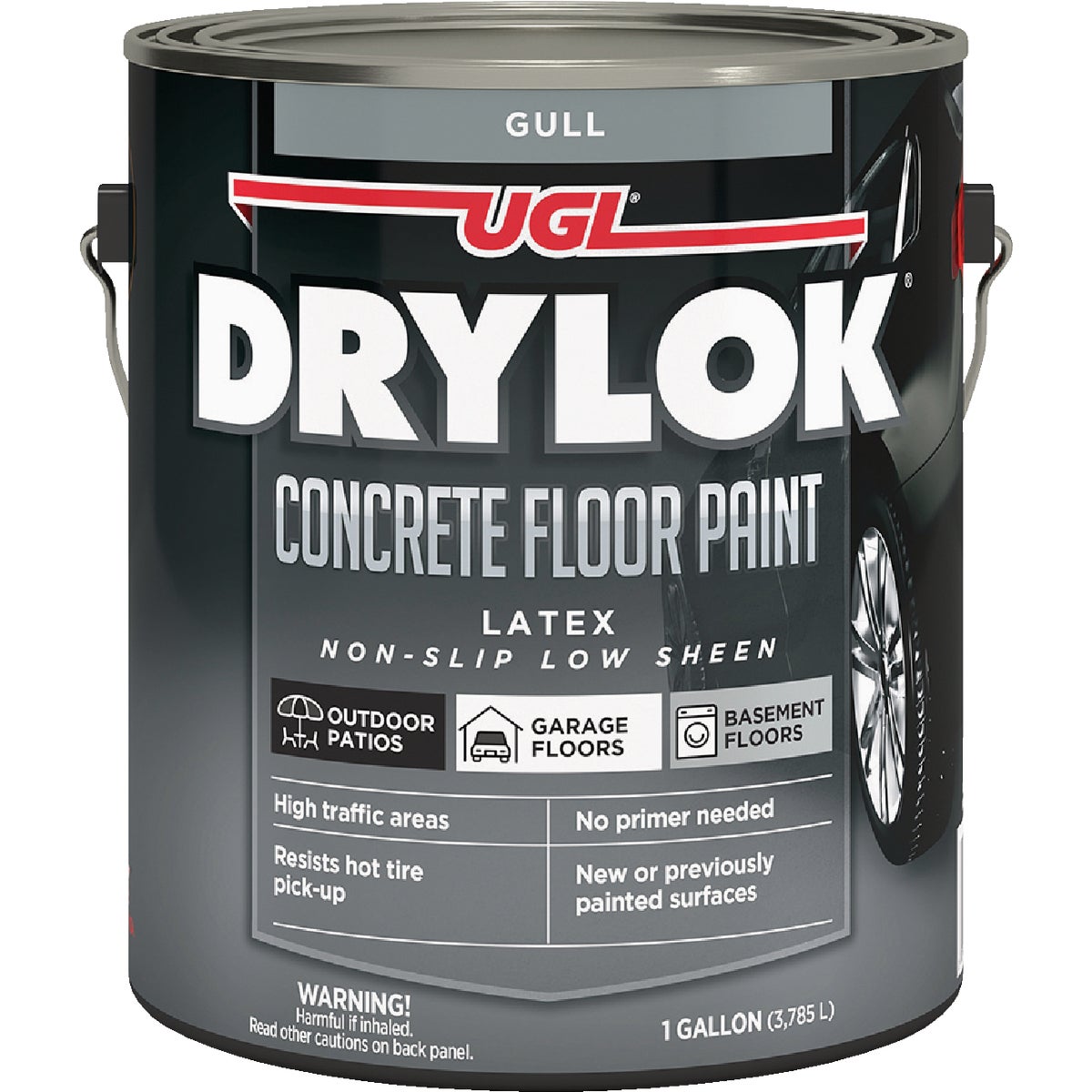 Drylok Low VOC Concrete Floor Paint Gull, 1 Gal.