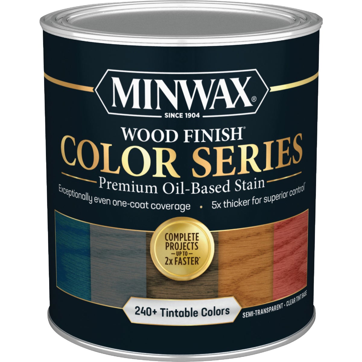 Minwax Wood Finish Color Series Oil-Based Stain, Clear Base, 1 Qt.