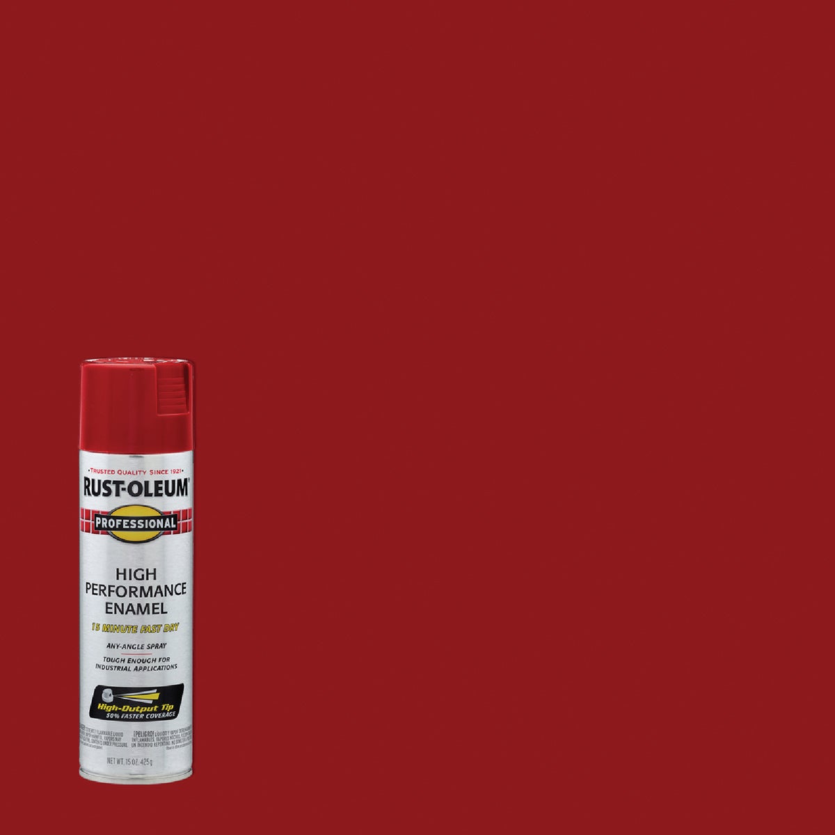 Rust-Oleum Professional 15 Oz. Gloss Industrial Enamel Spray Paint, Safety Red