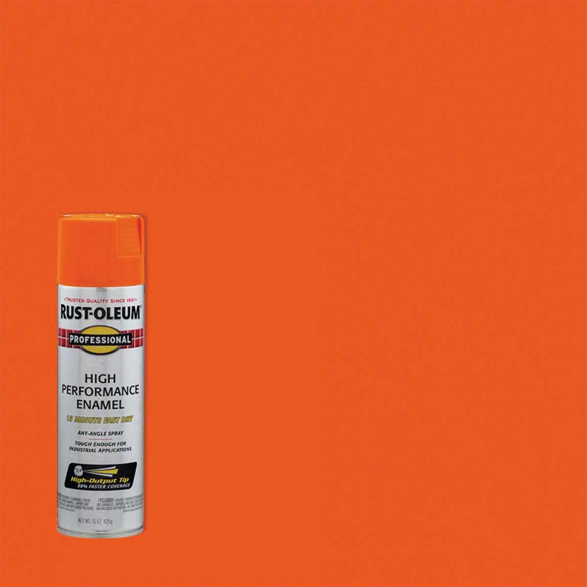 Rust-Oleum Professional 15 Oz. Gloss Industrial Enamel Spray Paint, Safety Orange