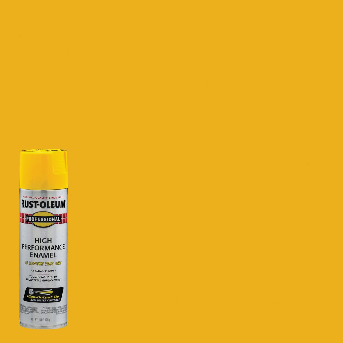 Rust-Oleum Professional 15 Oz. Gloss Industrial Enamel Spray Paint, Safety Yellow