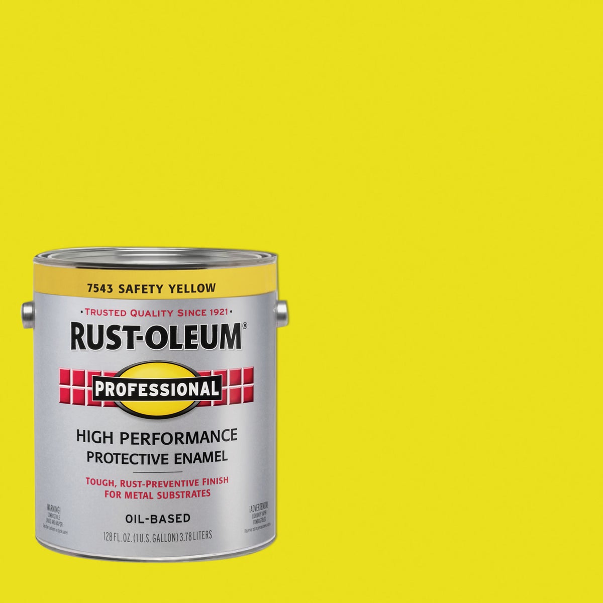 Rust-Oleum Professional Industrial Enamel, Safety Yellow, 1 Gal.