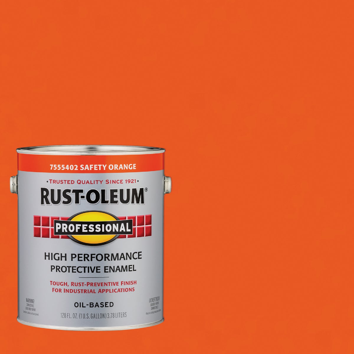 Rust-Oleum Professional Industrial Enamel, Safety Orange, 1 Gal.