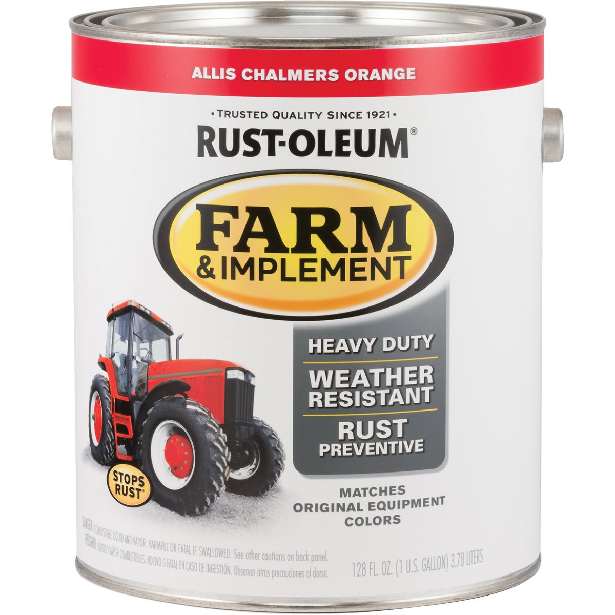 Rust-Oleum 1 Gallon Allis Chalmers Orange Gloss Farm & Implement Enamel