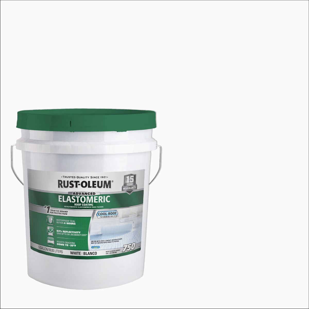 Rust-Oleum 750 5 Gal. 15-Year Elastomeric Roof Coating