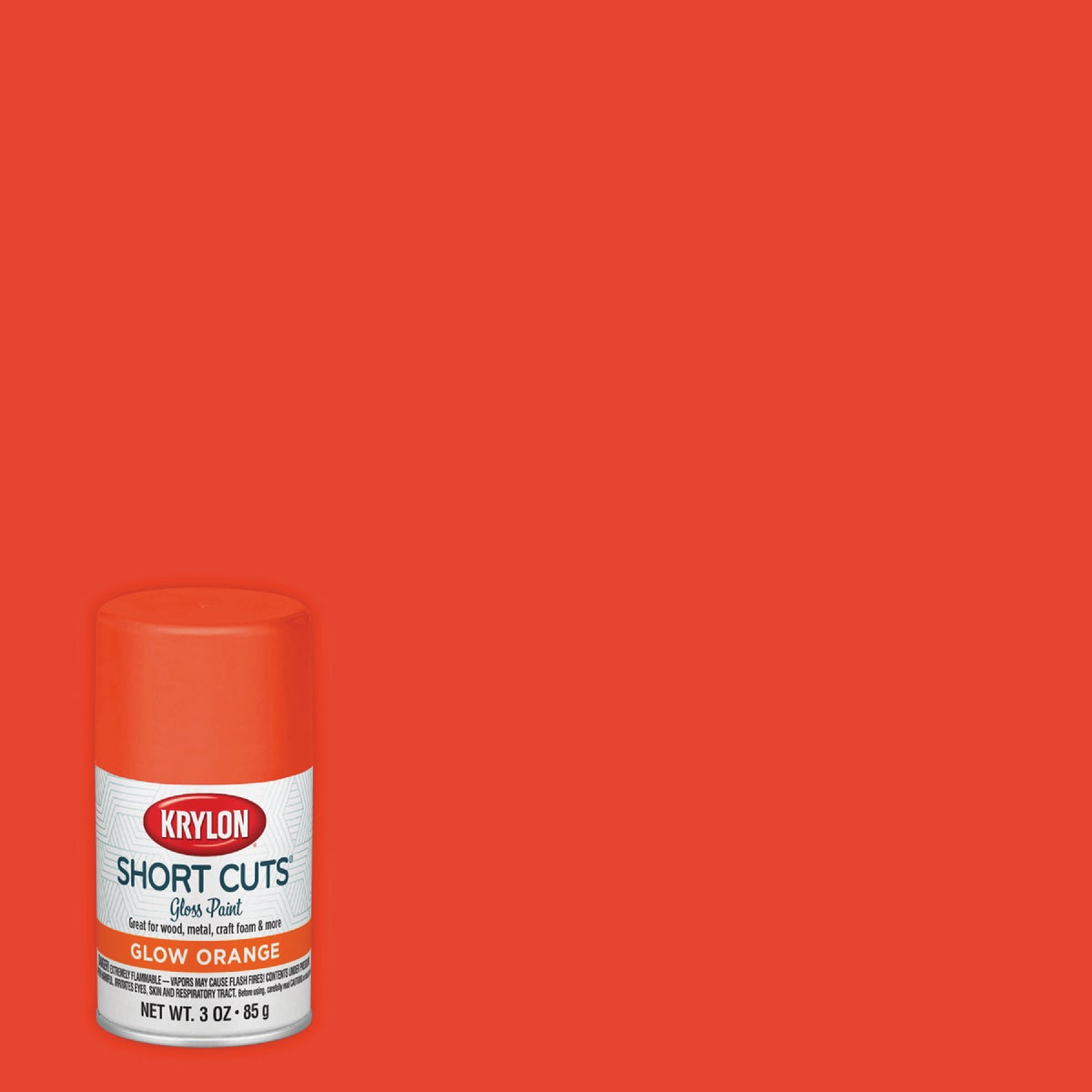 ORANGE GLOW SPRAY ENAMEL