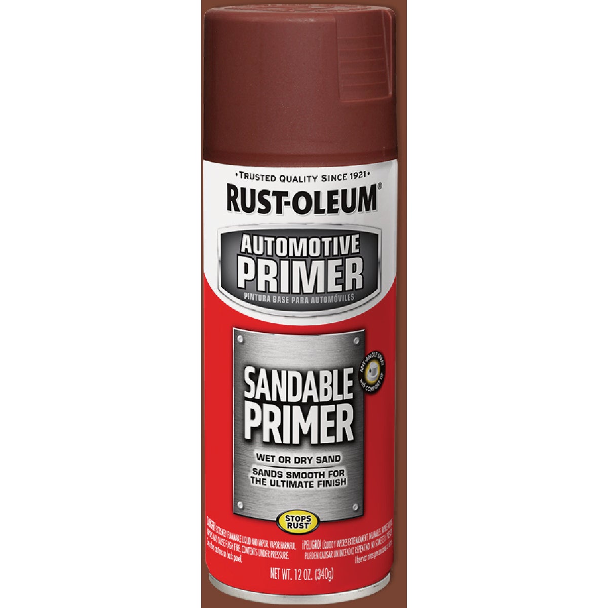 Rust-Oleum Automotive Sandable Primer Spray, 12 Oz. Red