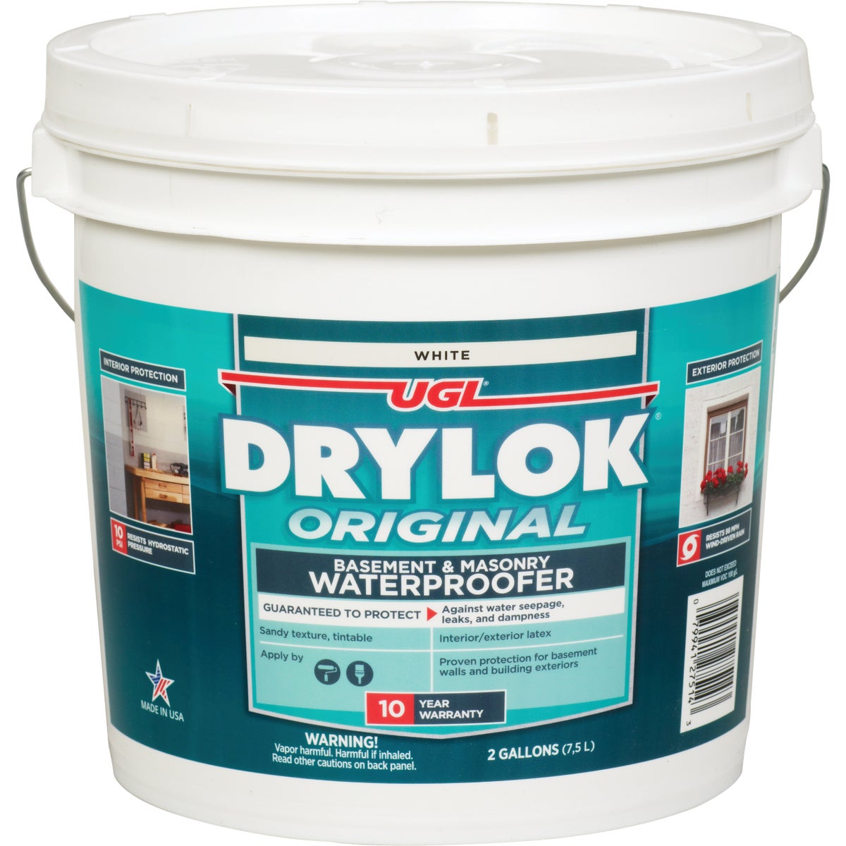 Drylok White Latex Masonry Waterproofer, 2 Gal.