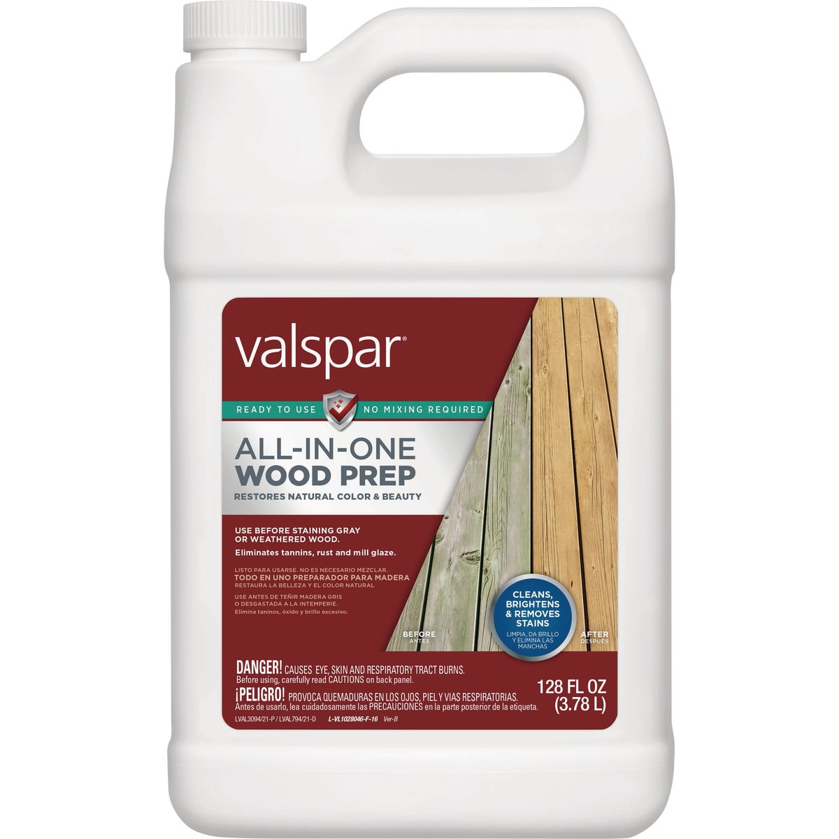 Valspar 1 Gal. All-In-One Wood Prep Cleaner