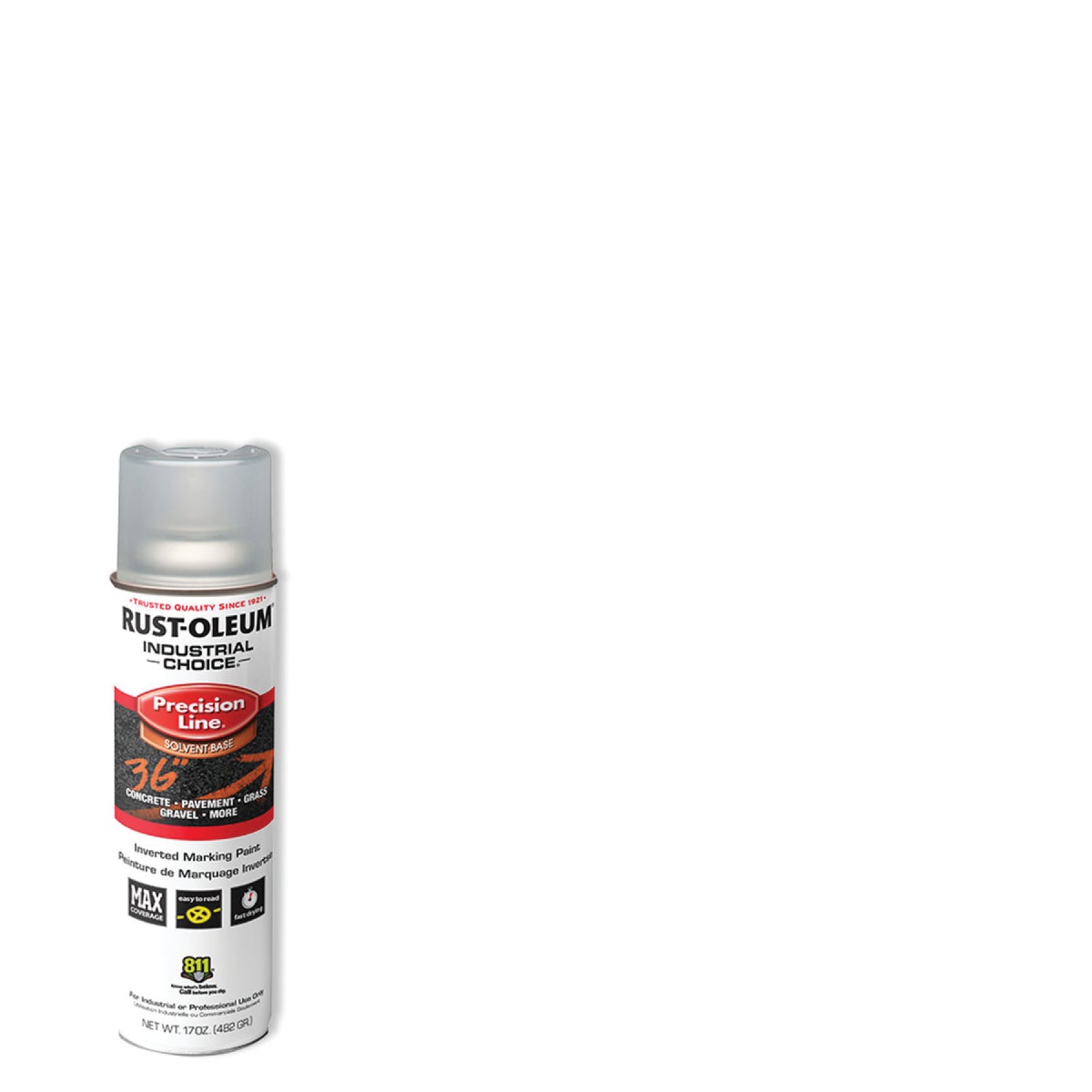 Rust-Oleum Industrial Choice Clear 17 Oz. Inverted Marking Spray Paint