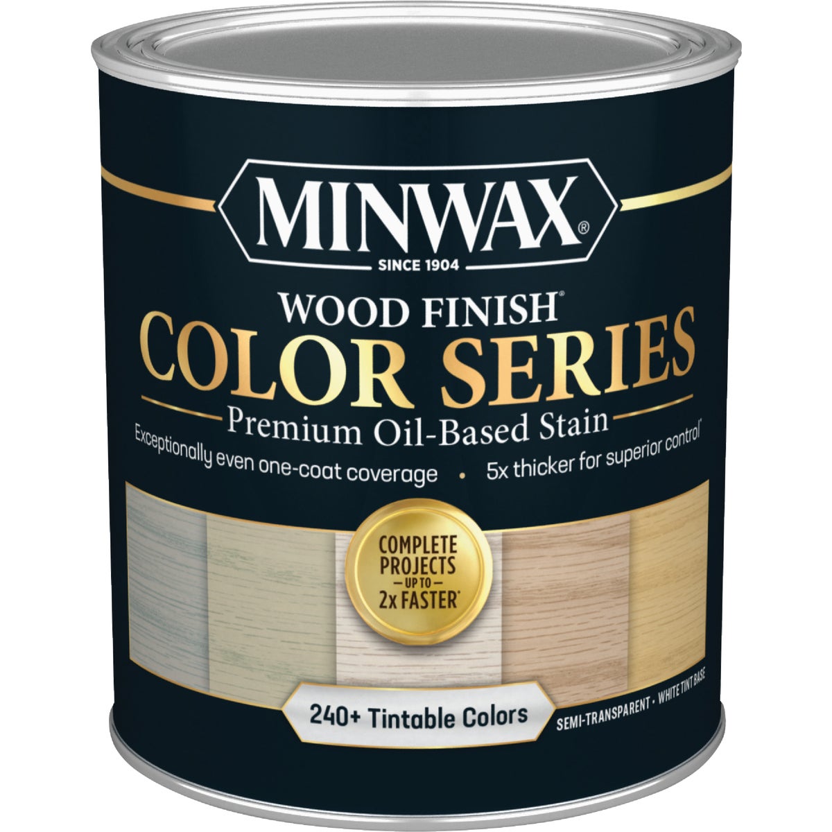 Minwax Wood Finish Color Series Oil-Based Stain, White Base, 1 Qt.