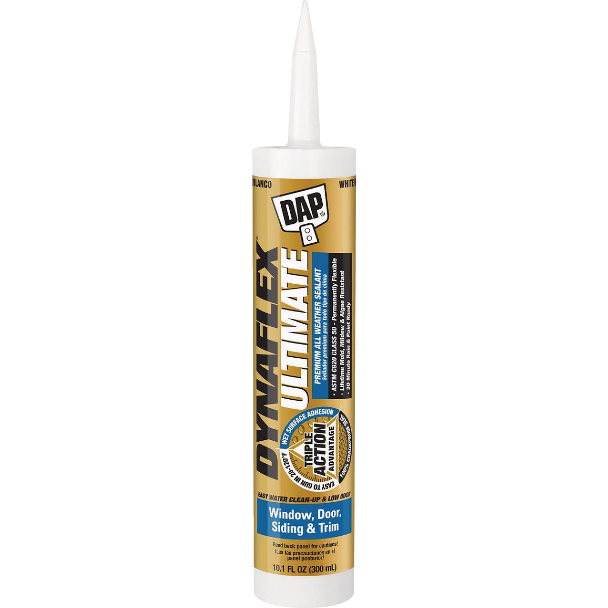 DAP DYNAFLEX ULTIMATE 10.1 Oz. Premium All-Weather Sealant, White
