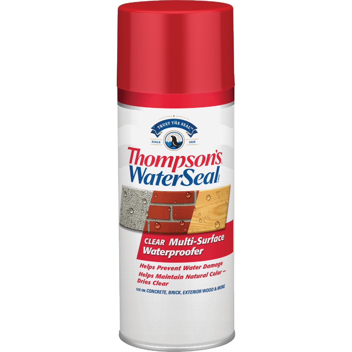 Thompson's WaterSeal Clear Water-Based MultiSurface Waterproofer Sealer, 12 Oz. 