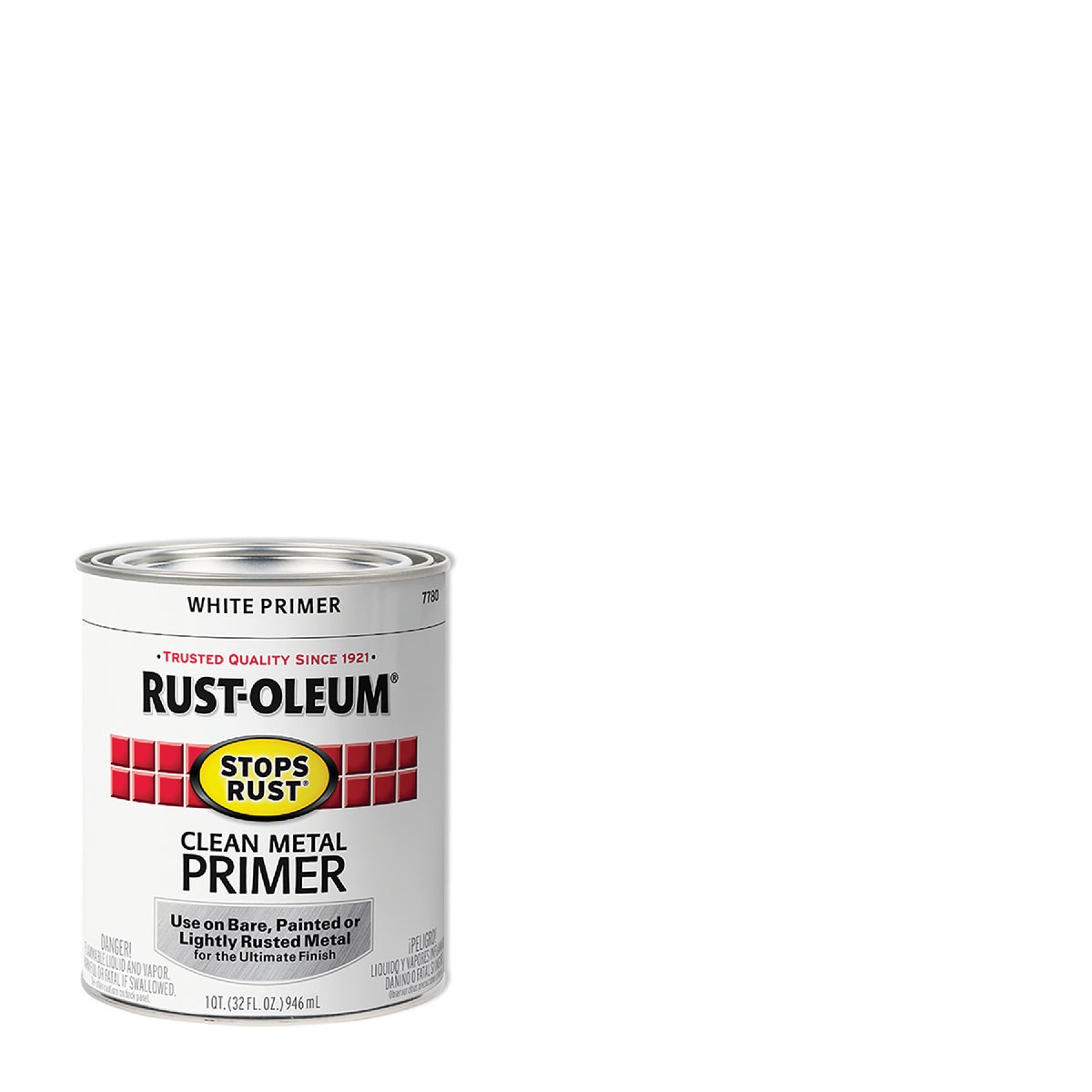 Rust-Oleum Stops Rust Clean Metal Primer, White, 1 Qt.