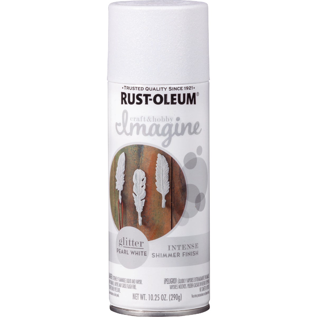Rust-Oleum Imagine Craft & Hobby 10.25 Oz. Intense White Glitter Spray Paint