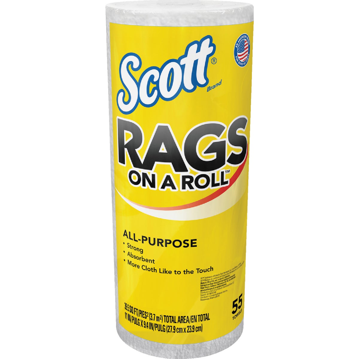 Scott White Rags On A Roll (60-Count)
