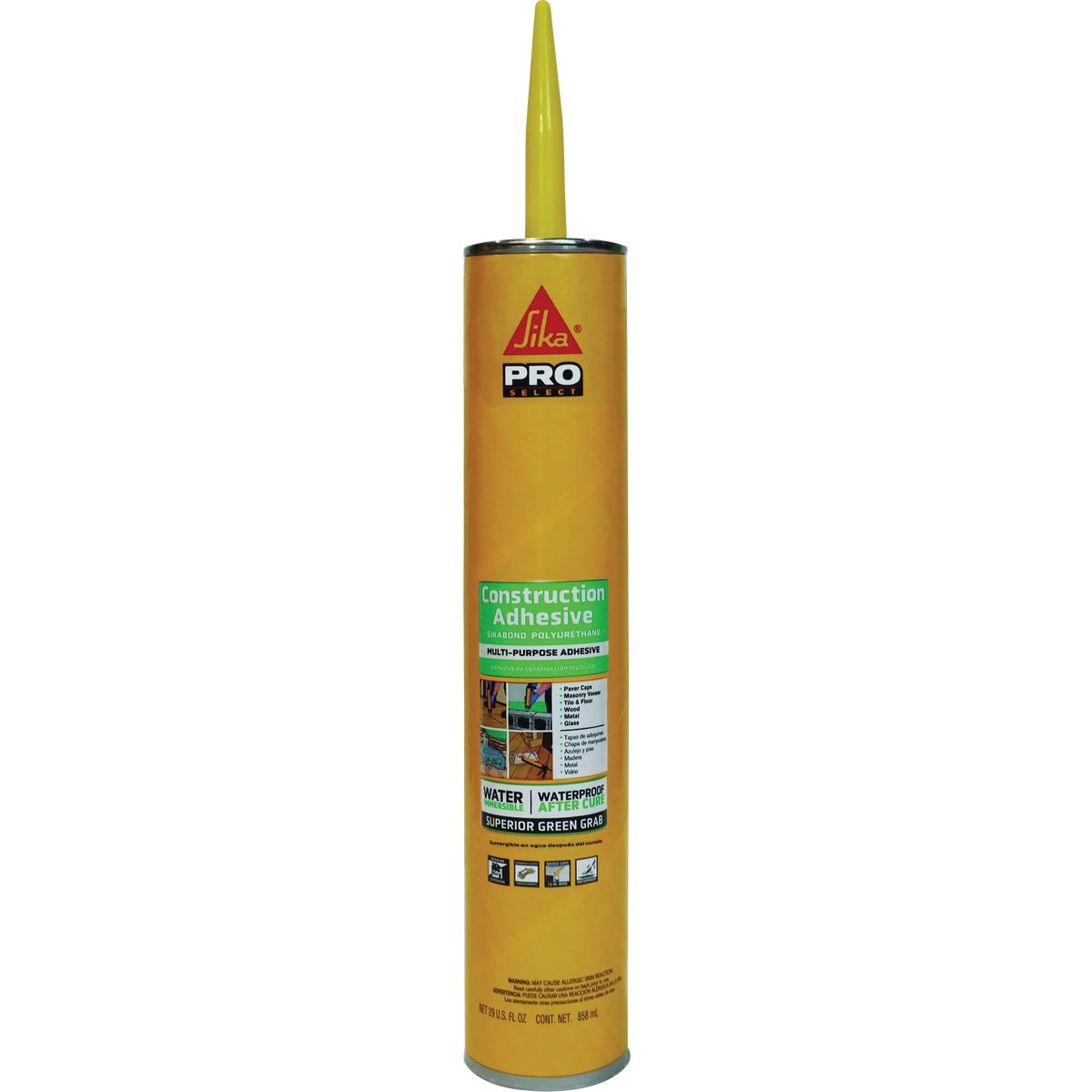 SikaBond 29 Oz. Multi-Purpose Elastic Polyurethane Construction Adhesive