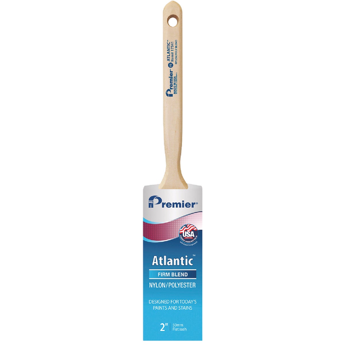 Premier Atlantic 2 In. Flat Sash Nylon/Poly Paint Brush