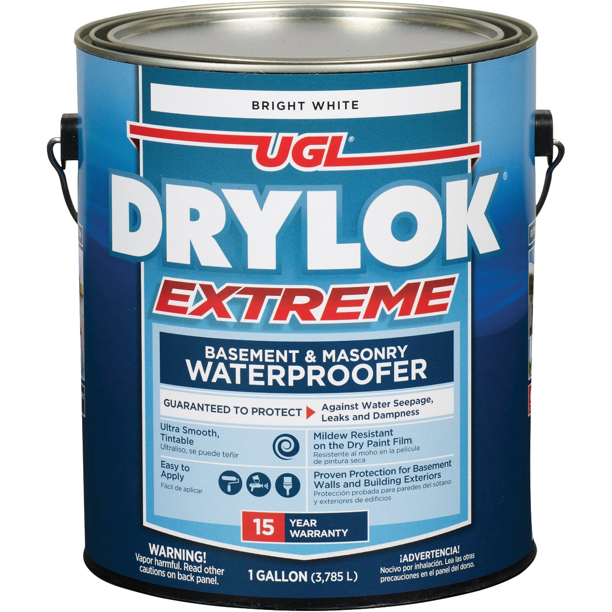 Drylok White Extreme Basement & Masonry Waterproofer Concrete Sealer, 1 Gal.