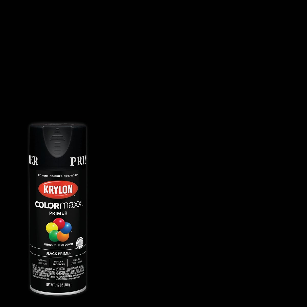 Krylon ColorMaxx Black 12 Oz. All-Purpose Spray Paint Primer