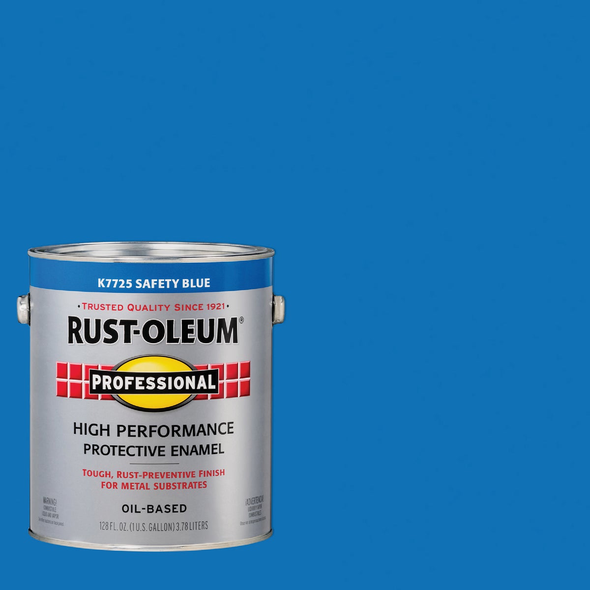 Rust-Oleum Professional Oil-Based Gloss VOC Formula Rust Control Enamel, Safety Blue, 1 Gal.