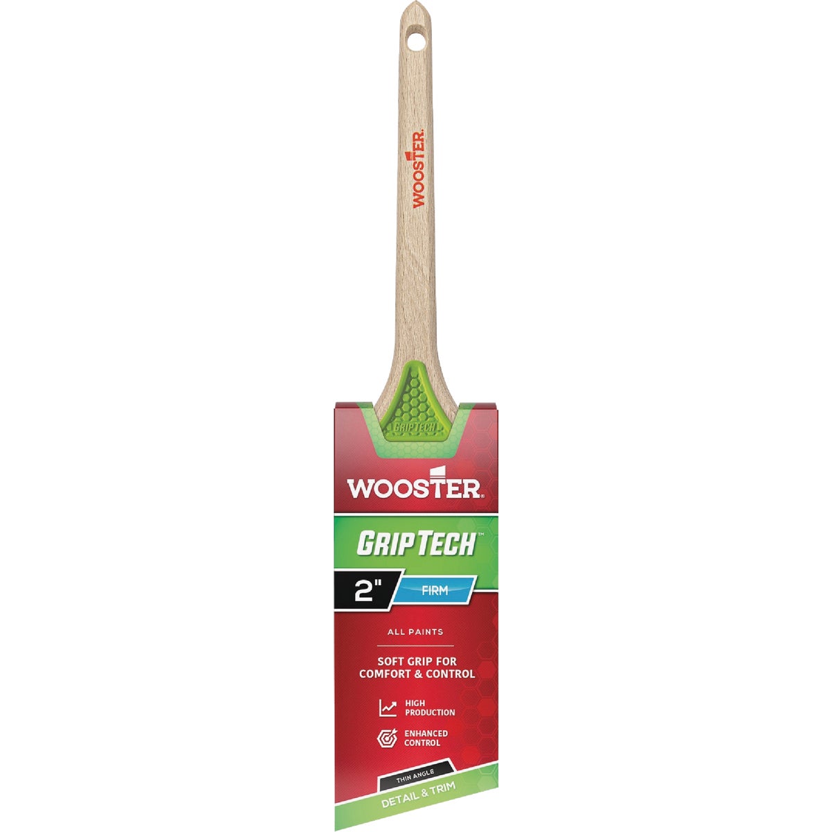 Wooster GripTech 2 In. Thin Angle Sash Paintbrush