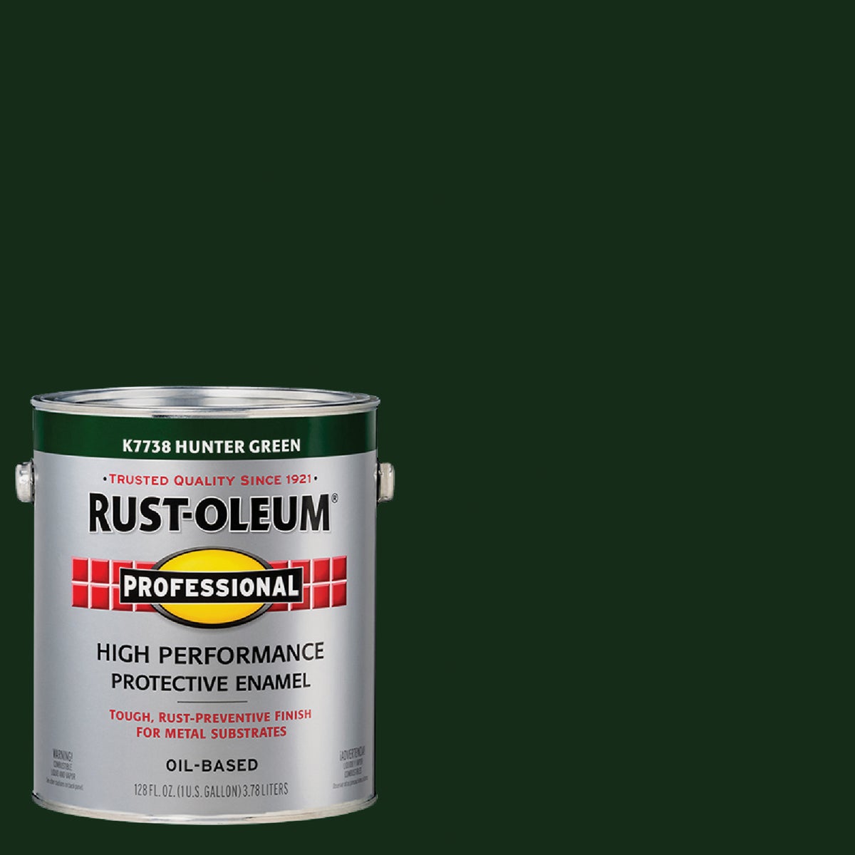 Rust-Oleum Professional Oil-Based Gloss VOC Formula Rust Control Enamel, Hunter Green, 1 Gal.