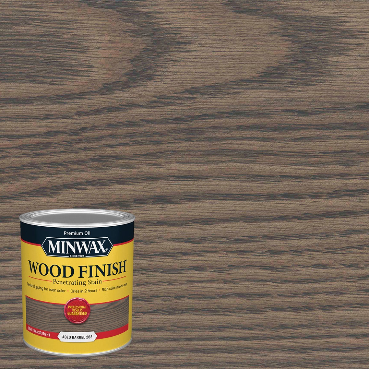 Minwax Penetrating Stain Wood Finish, Aged Barrel, 1 Qt.