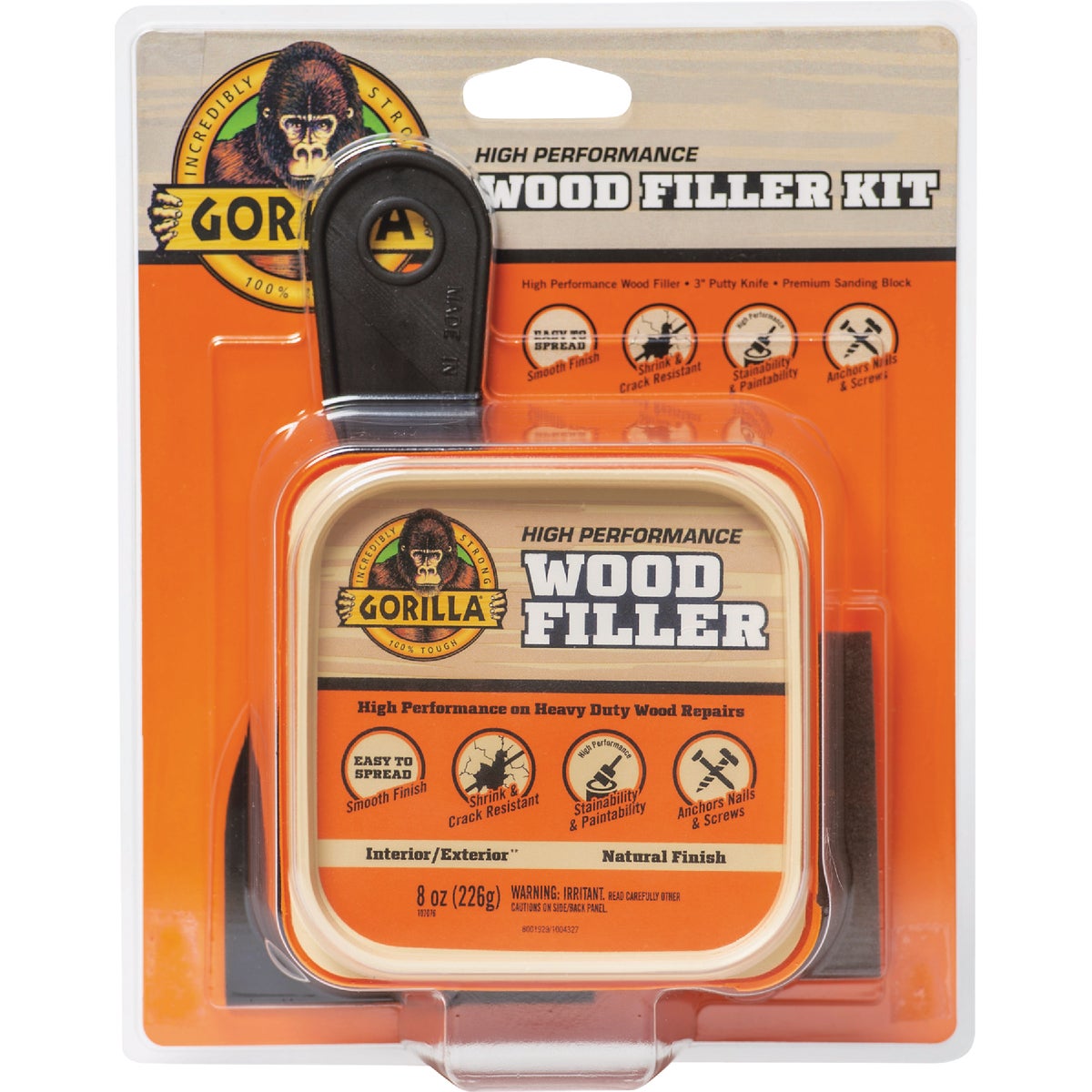 Gorilla Wood Filler Kit (2-Piece)