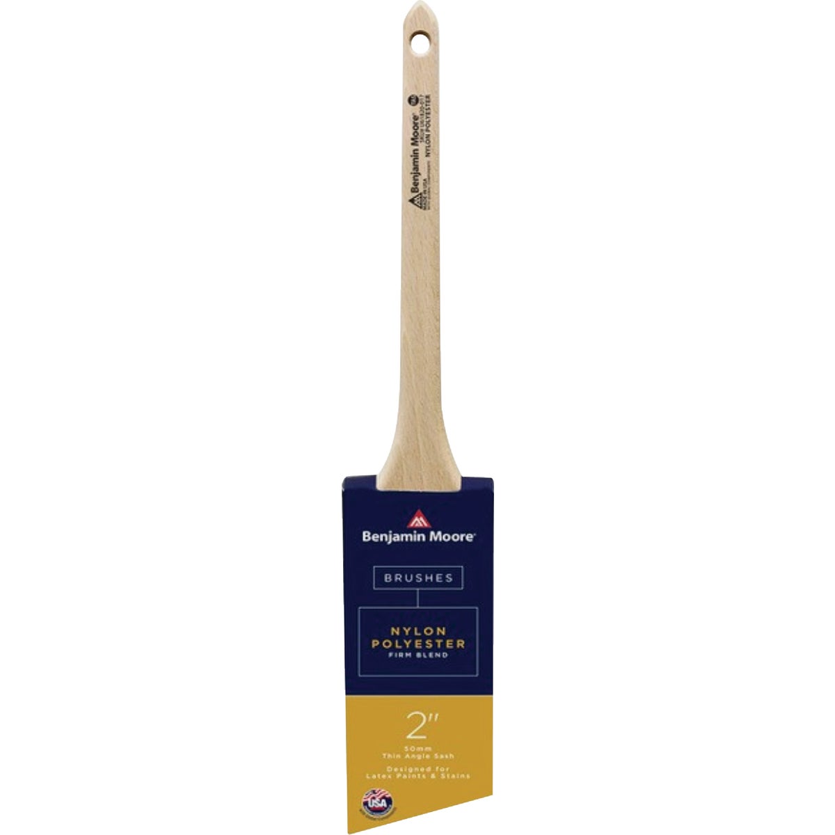 Benjamin Moore 2" Thin Angle Sash Nylon/Poly Brush (Firm)