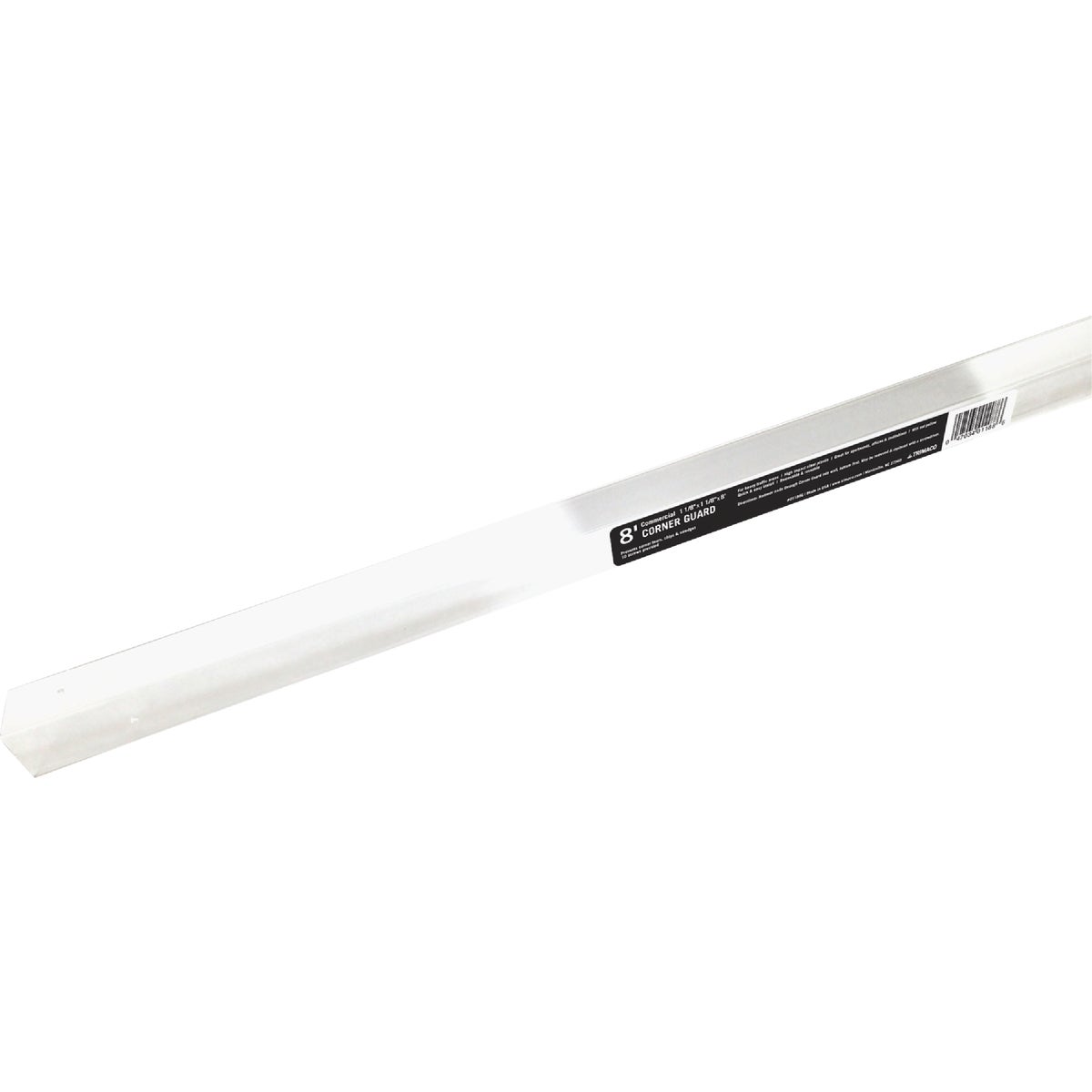 Trimaco 1-1/8 In. x 8 Ft. Nail-On Clear Corner Guard