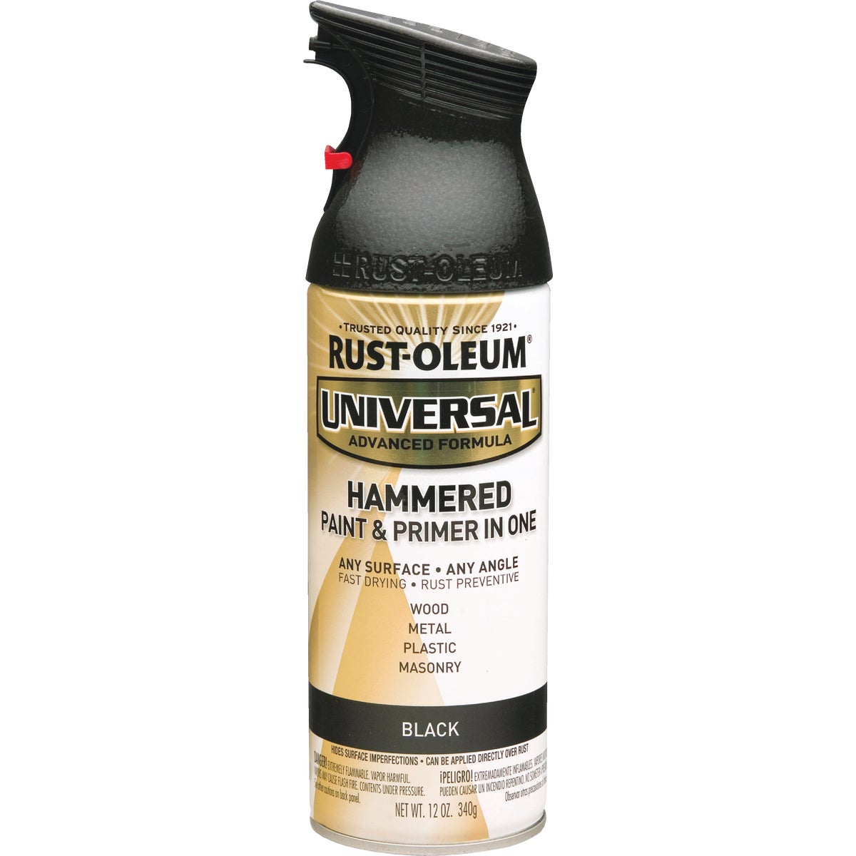 Rust-Oleum Universal 12 Oz. Hammered Black Paint